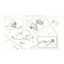 FRECCE-Freccia anteriore dx posteriore sx originale per Moto Guzzi V7 Classic, V7 Cafè
