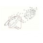 PARATIE - COPERCHI-Codone dx grezzo per Moto Guzzi Breva 750