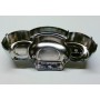 STRUMENTAZIONI - KM - Kgiri - Ricambi-Coperchio Cromato Inferiore Cruscotto per Moto Guzzi 1200 Sport - Breva 850-1100 -1200