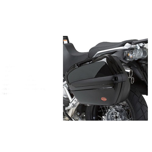 STELVIO 1200 4V-Kit borse laterali giallo brio originali 60 Lt totale per Moto Guzzi Stelvio 1200