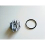 Carter Motore-Cuscinetti-Pompa Olio e Ricambi-Tappo Argento con Guarnizione O-R-Filtro Coppa Olio con Guarnizione O-R per Mot...