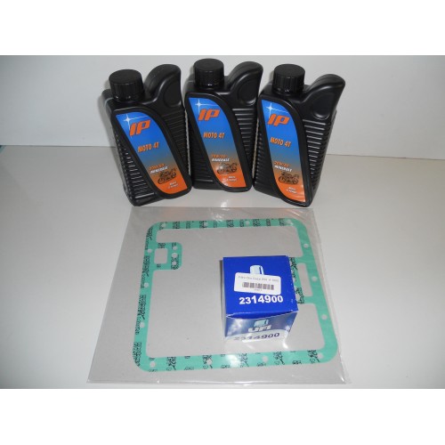 LUBRIFICANTI-KIT Olio IP Minerale Lt3-Sae 20/50 1 Guarnizione Coppa - Filtro Olio 1 per Moto Guzzi 850 -1000