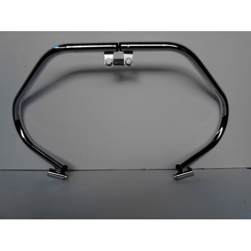 PARAMOTORI - PARAURTI Posteriore-Paramotore Cromato D.22mm in Due Parti per Moto Guzzi V7 Special Cafe' , Stone- Breva 750