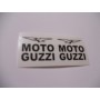 DECALCOMANIE - ADESIVI-Coppia Decalcomanie Nere Serbatoio Moto Guzzi TROTTER