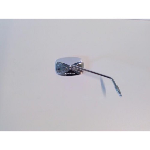 SPECCHI-Specchio Cromato DX Rettangolare, Lunghezza Braccio Cm28 per Moto Guzzi vari Modelli da 350 a 1100