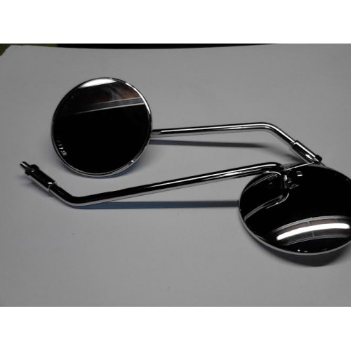 SPECCHI-Specchio SX Cromato Asta 25cm per Moto Guzzi 350 1000 - AP060