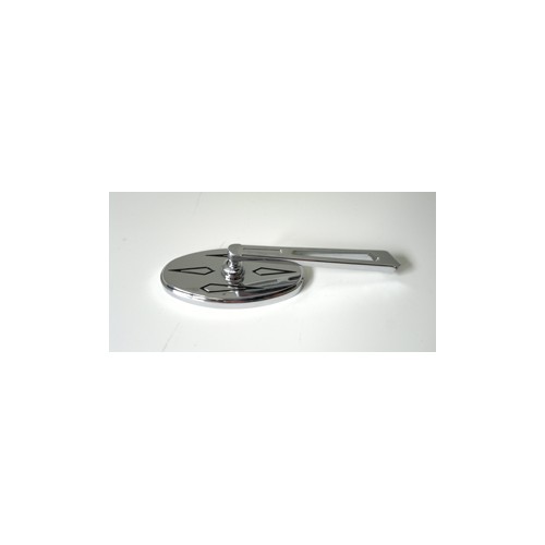 SPECCHI-Specchio sx ovale c/incis nera Guzzi 350 1100