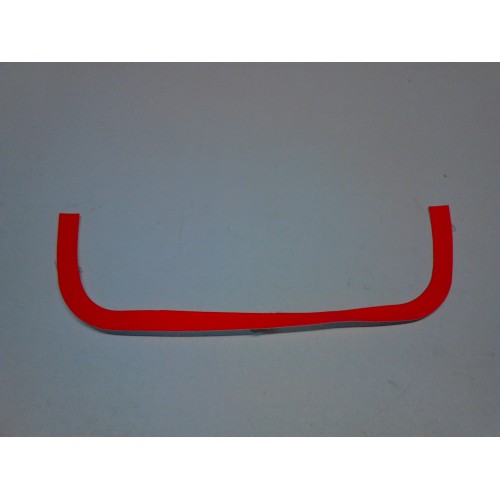 DECALCOMANIE - ADESIVI-Adesivo Arancio Fluorescente Carena Faro Anteriore per Moto Guzzi V50 Monza