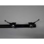 PARTI RICAMBI COMANDO GAS/STARTER-TRASMISSIONI-Coppia Leve Cromate Attacco a Fascetta per Comando Starter - Anticipo -Gas Mot...