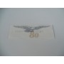 DECALCOMANIE - ADESIVI-Decalcomania Aquila Argento Cromo-Oro -80°... Anno per Serbatoio - Moto Guzzi California 1100 EV