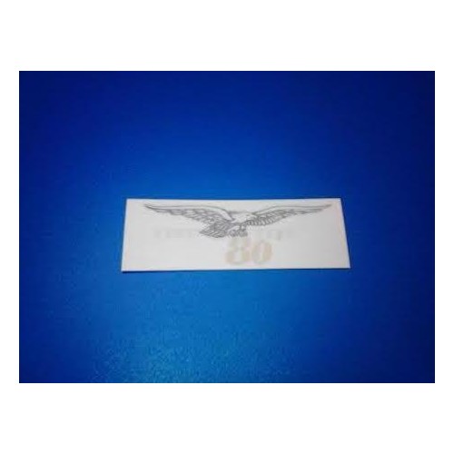 DECALCOMANIE - ADESIVI-Decalcomania Aquila Nero-Oro -80°... Anno per Serbatoio - Moto Guzzi California 1100 EV