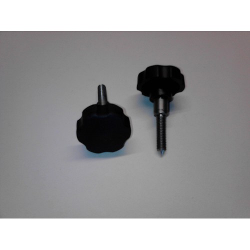 CARENATURE-FIANCHETTI-GOMMINI-STAFFE-Pomolo D.30mm Con Filetto mm6 E Anello Seger per Copriaccumulatore Moto Guzzi Stornello-...