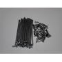 CERCHI-Raggi-Mozzi-PERNI RUOTA-Kit 36 Raggi e Nipplo Ruota Anteriore per Moto Guzzi V35 V65 FLORIDA ,NEVADA 350 750 Fino 2003