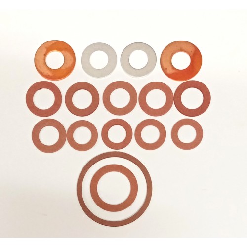 GUARNIZIONI-Kit Serie 4 Rondelle 12 Guarnizione per Moto Guzzi AIRONE 250