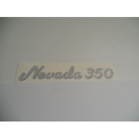 DECALCOMANIE - ADESIVI-Decalcomania Argento Nero per Fianchetto NEVADA 350