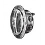 CLAXON - TROMBE-Claxon Lucido 6 Volt 18 W Senza Staffa per Moto Guzzi Guzzino-Cardellino e Ciclomotori Varie Modelli Fino Ann...
