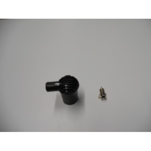 CANDELE-PIPETTE-CAVI-CANDELA-Pipetta Candela Nera per Ciclomotori e Moto Storiche 125 150 Guzzi Vari Modelli