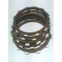 PARTI FRIZIONE-Serie 8 dischi frizione conduttore per Moto Guzzi e Benelli 350, 354, 400, 500, 654, motori 4 cilindri