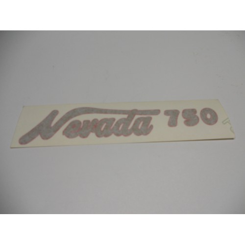 DECALCOMANIE - ADESIVI-Decalcomania Copriaccumulatore Oro-Rosso per Moto Guzzi Nevada 750 NT 94
