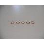 PARAOLI-O-R-Anelli Guarniz.Alluminio-Kit 5 Guarnizione Rame-Alluminio 10,2X14X1 per Tubazioni Olio, Moto Guzzi Vari Modelli