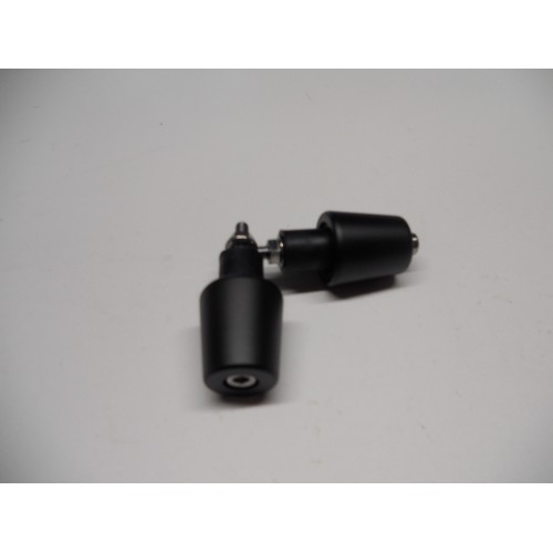 MASSE ANTIVIBRANTI-Coppia terminali Neri manubrio antivibranti per tutte le Moto Guzzi da 350 a 1100
