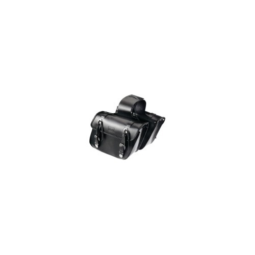 BORSE-BAULLETTI-VALIGE-Borse in cuoio nero altezza cm 32 lunghezza cm 38 profondità cm 12 Modello Universale per Moto Guzzi V...