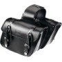 BORSE-BAULLETTI-VALIGE-Borse in cuoio nero altezza cm 32 lunghezza cm 38 profondità cm 12 Modello Universale per Moto Guzzi V...
