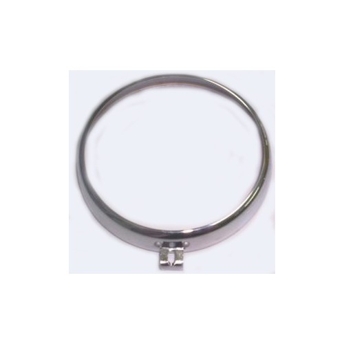 FARI ANTERIORI-Cornice Cromata Senza Frontino per Fanale Anteriore "APRILIA" Moto Guzzi Stornello 125, 4 Marce