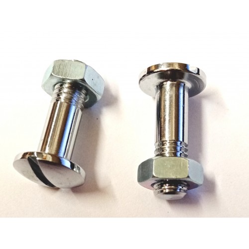 POMPE-PINZE FRENO-LEVE-Coppia Viti C/Dado Fissaggio Leva Freno/Frizione/Alzavalvola per Moto Guzzi Nuovo Falcone 500 Civile-M...