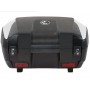 BORSE-BAULLETTI-VALIGE-Bauletto Post. Nero-Argento,Lt.55,Senza Piastra, "Hepco&becker" per Moto Guzzi Varie Modelli