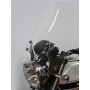 PARABREZZA-Parabrezza Trasparente Alto,con Attacchi per Moto Guzzi V7 Classic,Special,Cafè, tutti Modelli V7, Larghezza 480mm...
