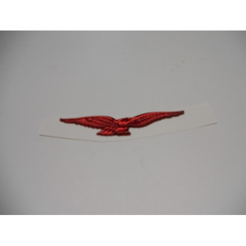 DECALCOMANIE - ADESIVI-Targhetta Adesiva Aquila Rossa DX Serbatoio per Moto Guzzi V7 Racer - BH215-1