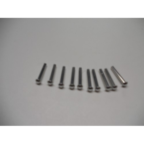 BULLONERIA-Distanzia-Rondelle-Anelli Seeger-Fascette.-Kit 10 Ribattino in Alluminio, 3 mm X 20 mm.