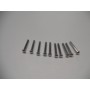 BULLONERIA-Distanzia-Rondelle-Anelli Seeger-Fascette.-Kit 10 Ribattino in Alluminio, 3 mm X 20 mm.