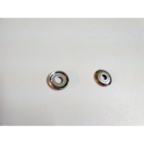 BULLONERIA-Distanzia-Rondelle-Anelli Seeger-Fascette.-Rondella Cromata Borchiata per Carene Vari Montaggi 6,3X19X2,5 per Moto...