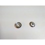 BULLONERIA-Distanzia-Rondelle-Anelli Seeger-Fascette.-Rondella Cromata Borchiata per Carene Vari Montaggi 6,3X19X2,5 per Moto...