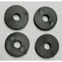 Rondelle-Piane-Elastiche-Zegrinate-Taglio-Kit 4 Rondella in Gomma D.6X20X3 per Moto Guzzi Varie