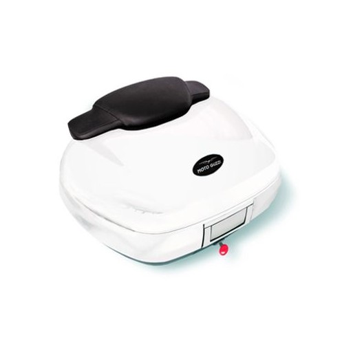 CALIFORNIA 1400 TOURING-BAULE 50 LITRI CON CUSCINO - BIANCO