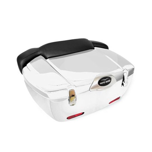 CALIFORNIA 1400 TOURING-BAULE BIANCO 65 LT IN VETRORESINA - CON CUSCINO