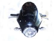 Cupolino nero per Moto Guzzi Breva750, V7 Classic-Cafè-Racing, Nevada 750 Classic IE