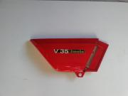 Copriaccumolatore DX Rosso per Moto Guzzi V35 IMOLA