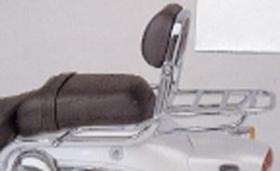 Schienalino con portapacchi, originale per Moto Guzzi California 1100 Special Sport, Alluminium, Titanium