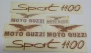Serie adesivi ORO ROSSO per Moto Guzzi 1100 Sport