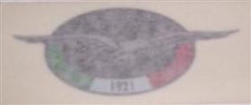 Decalcomania "Una Storia Italiana" cm 8x3 per Moto Guzzi California 1100