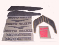 Serie decalcomanie per Moto Guzzi V50 Monza