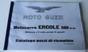 Catalogo ricambi per Moto Guzzi Ercole 500