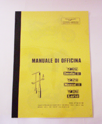 Manuale d'officina x Guzzi V35 Imola, V50 Monza II,V65 Lario