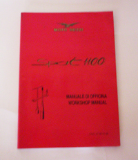 Manuale d'officina x Guzzi 1100 Sport