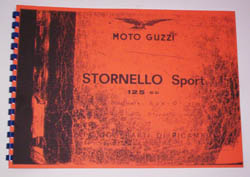 Catalogo ricambi x Stornello Sport 125cc