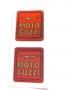 Coppia Adesivi Resinati mm40X47mm " Moto Guzzi" per Valige Marca GIVI Moto Guzzi California 1000 III - 1100 IE e Carburatori - 1000 SP III